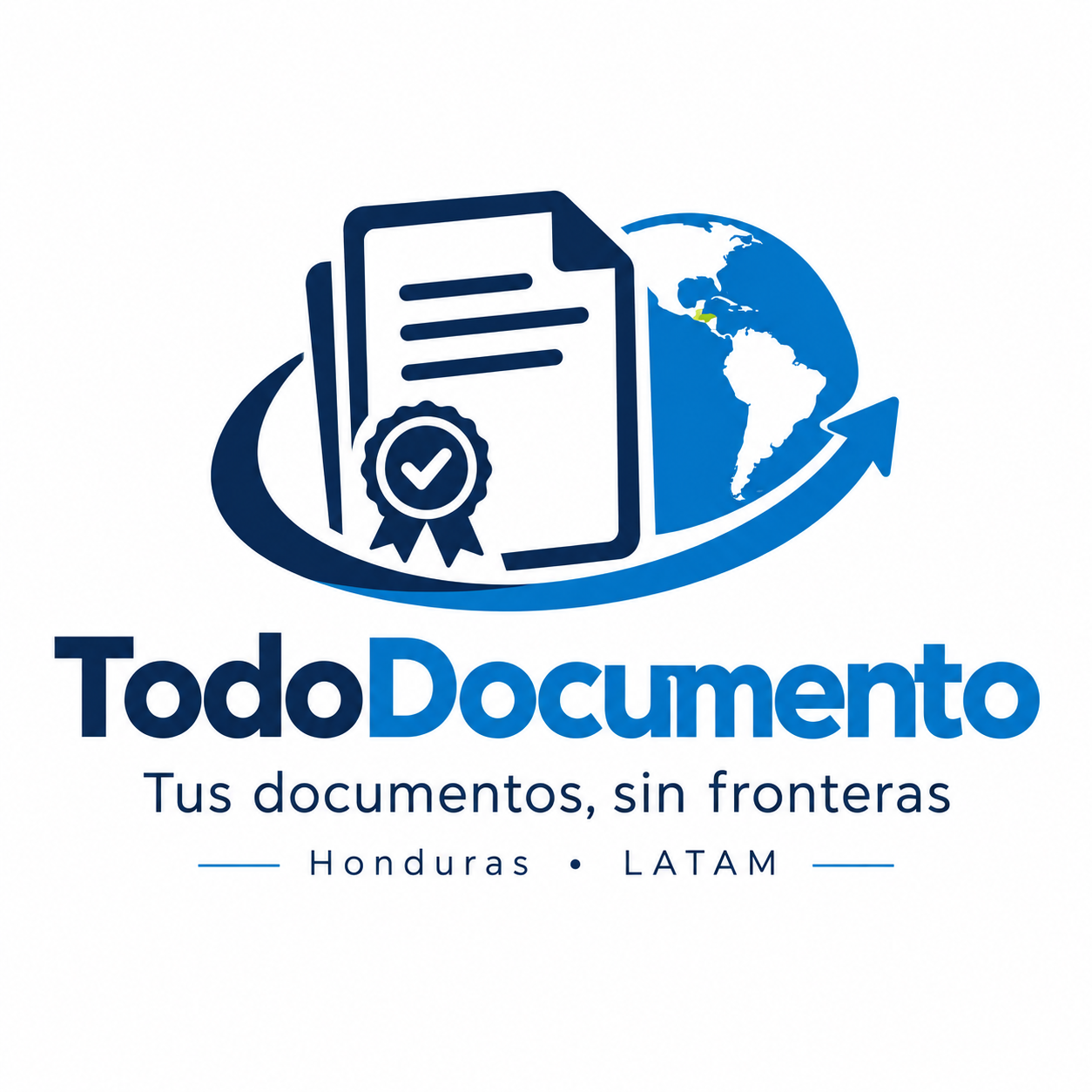 Logo TodoDocumento: documentos y conexión con Latinoamérica
